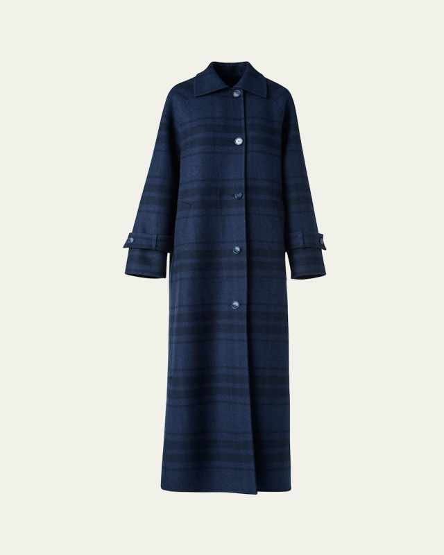 Estelle Double-Face Wool Maxi Coat